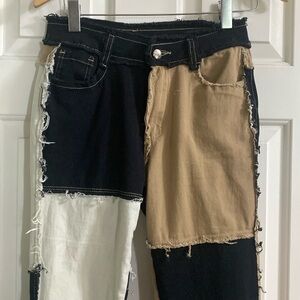 Patchwork Jeans Size Small